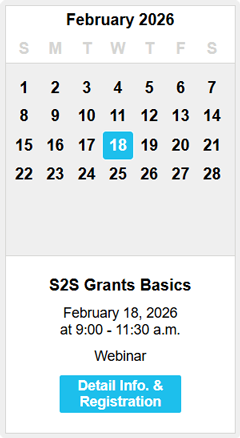 February 2026 OCGA Monthly Training Calendar