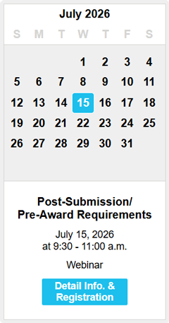 July 2026 OCGA Monthly Training Calendar